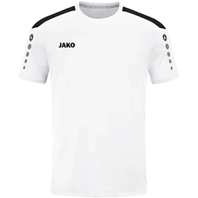 Afbeelding van JAKO Power Tshirt print voor kinderen, Maat: 152, Weiss
