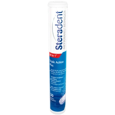 Afbeelding van Steradent Triple Action Plus Bruistablet