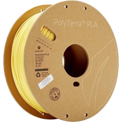Afbeelding van Polymaker 70865 PolyTerra PLA Filament kunststof Gering kunststofgehalte 1.75 mm 1000 g Pastelgeel (mat) 1 stuk(s)