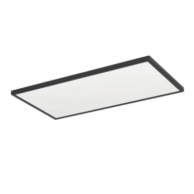 Afbeelding van EGLO connect LED plafondlamp Rovito Z, zwart, 57 x 30 cm