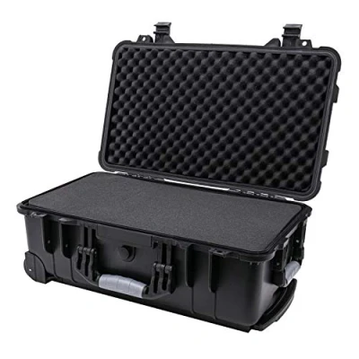 Afbeelding van HMF ODK400 Outdoor trolley, fotokoffer met rasterschuim, 56 x 34,5 23 cm