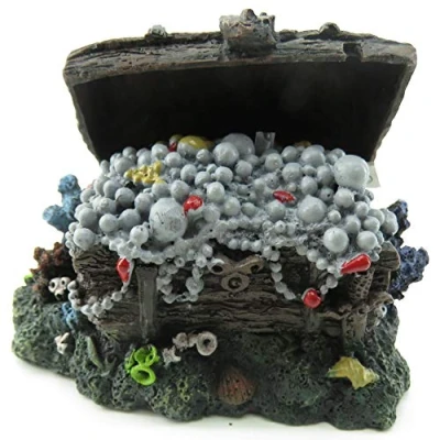 Afbeelding van Aquarium decoratie Schatkist 14 x 9 8,5 cm