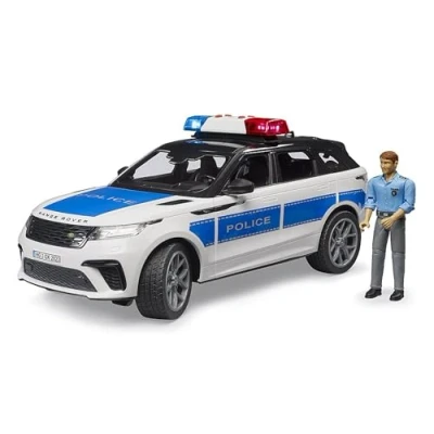 Image de Bruder 02890 Range Rover Velar Véhicule de Police 1:16 Avec Policier Voiture d&#039;Intervention et Patrouille Jouet à Partir 4 Ans