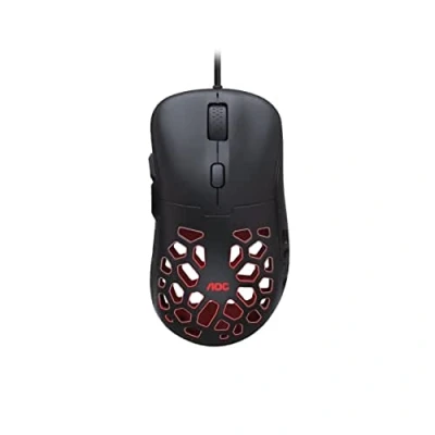 Afbeelding van AOC Gaming GM510B Muis ergonomisch rechtshandig optisch 6 knoppen met bekabeling USB 2.0