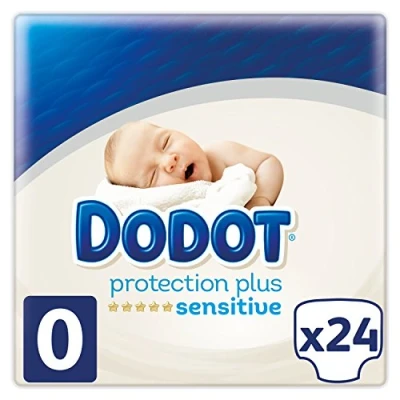 Afbeelding van Dodot Sensitive Luiers voor Pasgeboren Baby maat 0 &amp; tot 3 kg 6 x 24