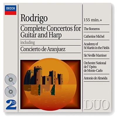 Afbeelding van The Romeros, Academy Of St. Martin In Fields Rodrigo: Complete Concertos For Guitar &amp; Harp (2 CD)