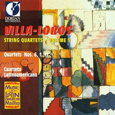 Afbeelding van Villa Lobos: String Quartets Vol 1 /Cuarteto Latinoamericano