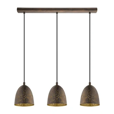Afbeelding van EGLO Safi Hanglamp E27 70 cm Bruin/Goud