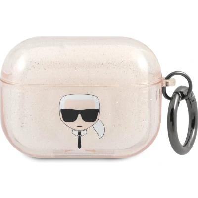 Afbeelding van Karl Lagerfeld Airpods Pro Case Glitter Goud