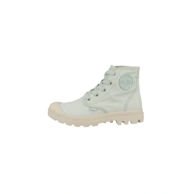 Afbeelding van Palladium Pampa HI Veterboots, Dames, Maat: 36, Dry green Textiel