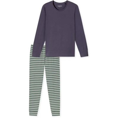 Afbeelding van Schiesser Schlafanzug Pyjama, Dames, Maat: 42, Indigo