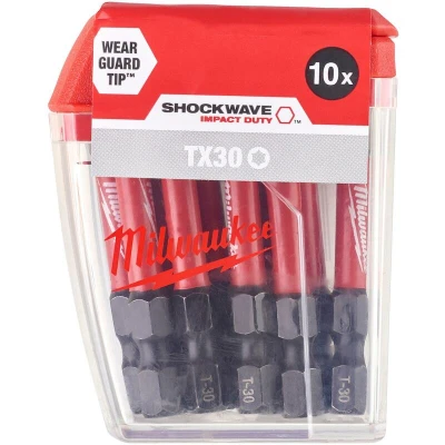Afbeelding van MILWAUKEE 4932471574 SHOCKWAVE IMPACT DUTY schroefbit TX30 x 50 mm (10 st.)
