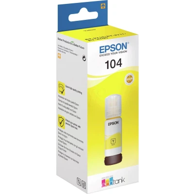 Afbeelding van Epson 104 (C13T00P440) Inktcartridge Geel