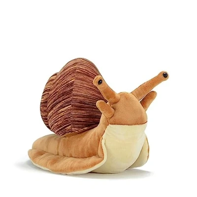 Afbeelding van lilizzhoumax pluche speelgoed slakken 40 cm / 16 inch, simulatie realistische pop wilde dieren van slakken, cadeau voor vrienden en kinderen