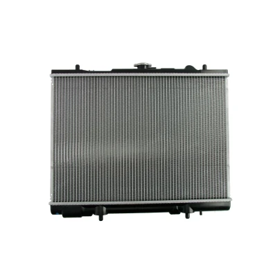 Afbeelding van THERMOTEC D75014TT Radiateur Aluminium, Kunststof voor voertuigen met/zonder airco 425 595 26 Handgeschakeld Koelribben gesoldeerd