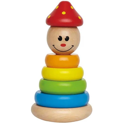 Afbeelding van Hape Houten Stapeltoren Clown 16,5 Cm