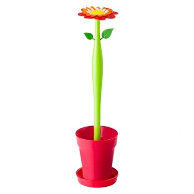 Afbeelding van vigar Flower Power toiletborstel Powerrood en groen