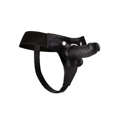 Afbeelding van Realistische dildo met strap on harnas, 20,3 cm