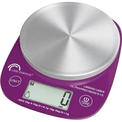 Afbeelding van Culinaire weegschaal LB 5000 Pro Inox 5.1 Ultraprecision USB Repareerbaar