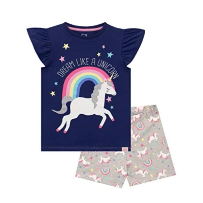 Afbeelding van Harry Bear Pyjamaset voor meisjes, eenhoorn, Blauw
