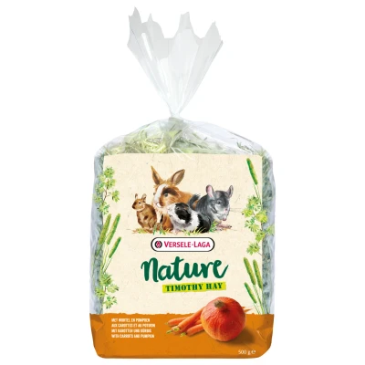 Afbeelding van Versele Laga Nature Timothy Hay Ruwvoer Wortel Pompoen 500 g
