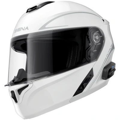 Image de Sena OutRush R Casque Modulable Blanc (ECE 22.06) S