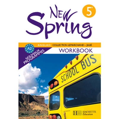 Afbeelding van New Spring Anglais 5e LV1 workbook