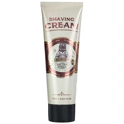 Afbeelding van Mr Bear Family Golden Ember Shaving Cream Scheercrème, Heren, Maat: 75 ml,