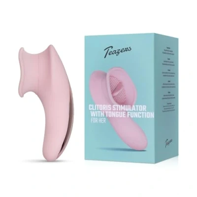 Afbeelding van Clitoris Vibrator Met Tong Roze