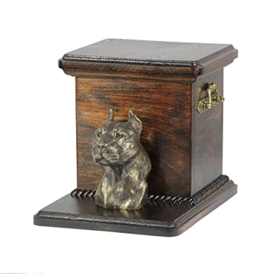 Afbeelding van Elegante urn hond voor American Staffordshire Terrier met hondenbuste