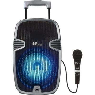 Afbeelding van Draagbare Bluetooth Trolley Speaker met karaokemicrofoon iParty 3380743066639