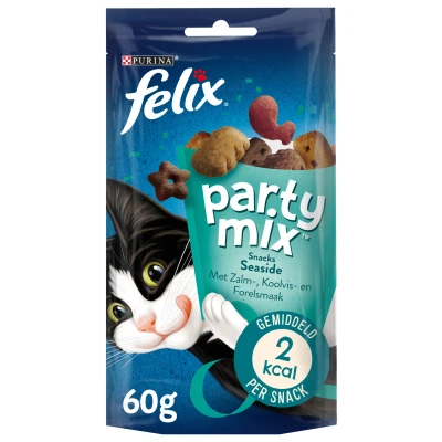 Afbeelding van Felix Partymix Seaside Mix Kattensnack 60 g