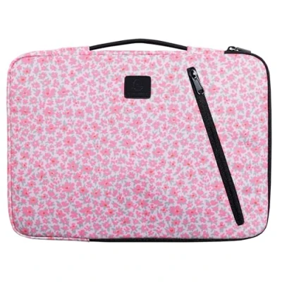 Afbeelding van Exacompta Laptophoes Liberty kunstvezel Roze tot 35,6 cm (14 inch) (14&quot;, Universeel), Laptoptas,