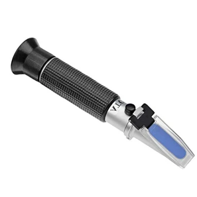 Afbeelding van HHTEC zout zoutgehalte refractometer Aquarium, zoutgehalte: 0 10% dichtheid: 1000 1070 Salinometer aquarium water meter RHS 10 ATC voor het meten van zeewater