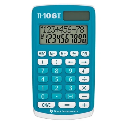 Image de Calculatrice Texas Instruments TI 106 II, Solaire &amp; Batterie