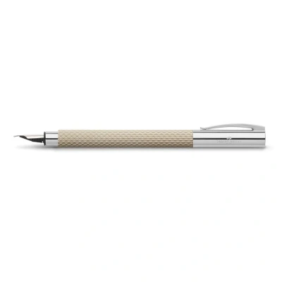 Afbeelding van Faber Castell Ambition OpArt White Sand FP M