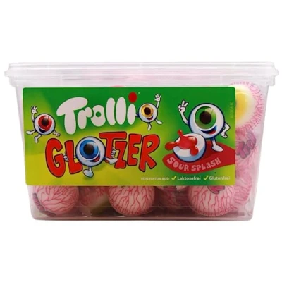 Afbeelding van Trolli Glotzer (oogballen) 60 stuks