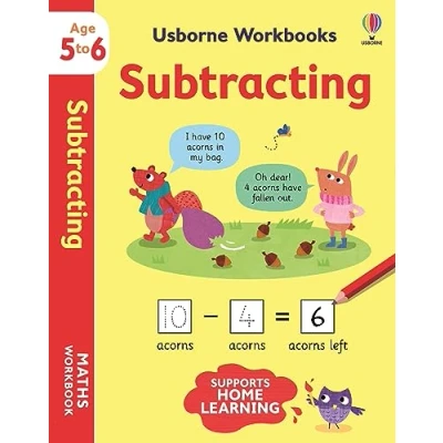 Afbeelding van Usborne Workbooks Subtracting 5 6