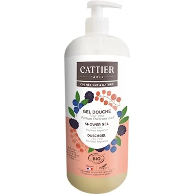 Afbeelding van Cattier Aloë Vera Douchegel Fruits des Bois Biologisch 1 L