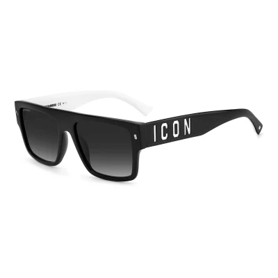 Afbeelding van Dsquared2 ICON Zonnebril, Maat: One Size, Black/whte