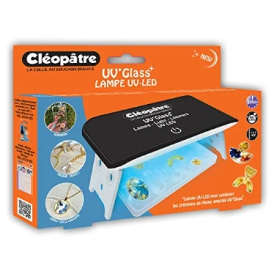 Afbeelding van Cléopâtre Cleopatre UV&#039;Glass uv led lamp, 24 W, voor het maken van je harscreaties in enkele minuten, neutraal, 16 x 7 8