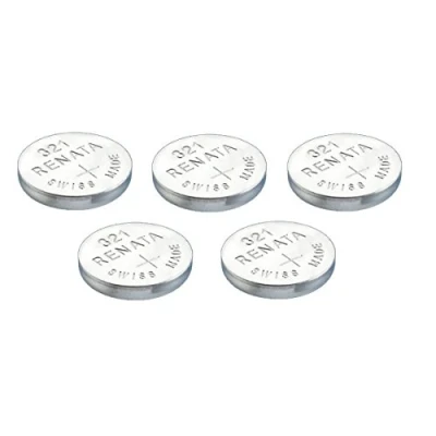 Afbeelding van RENATA 5 blisters met 1 knoopcel oxide zilver X321 SR616SW