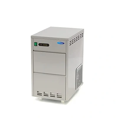 Afbeelding van Maxima Schilferijsmachine 30 Kg/24 u Crushed ice Watergekoeld IJsblokjesmachine