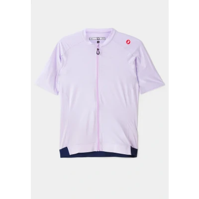 Afbeelding van Castelli Espresso Wielershirt, Dames, Maat: 40, Purple mist/dark night shade