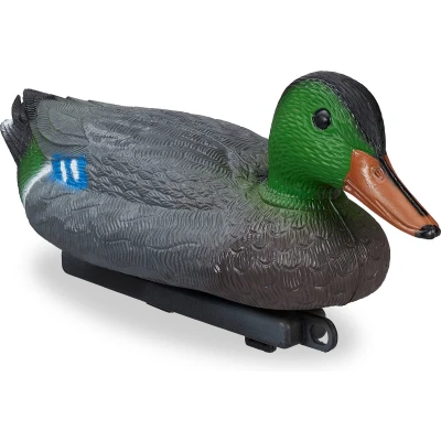 Afbeelding van Relaxdays vijver eend decoratieve wilde kunststof lokeend decoratief figuur