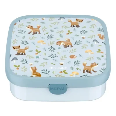 Afbeelding van Mepal bento lunchbox groot Campus Little Dutch 2x 200 + 1250 ml Inclusief 2 uitneembare lekdichte bentobakjes &amp; vorkje Forest Friends