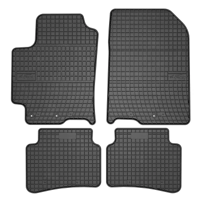 Afbeelding van FROGUM 547860 Vloermatset Rubber voor en achter 4 Zwart Op maat gemaakt KIA: Stonic Hatchback