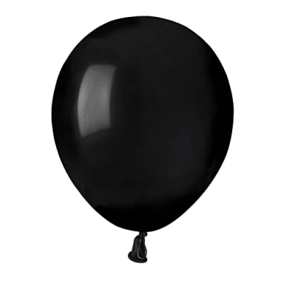 Afbeelding van Ciao Set van 100 hoogwaardige natuurlijke latexballonnen A50 (Ø 13 cm/5 inch), zwart