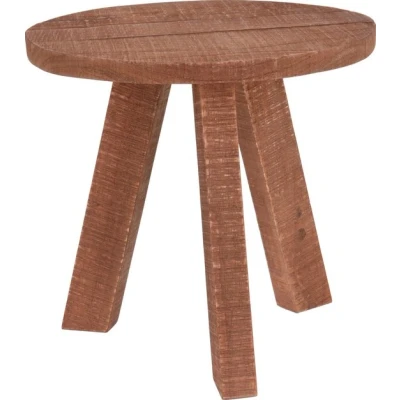 Afbeelding van Bijzettafel teak hout