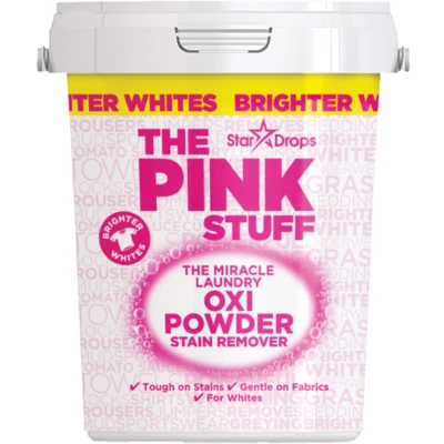 Afbeelding van The Pink Stuff Stardrops Vlekkenverwijderaar Wit Vegan 1 kg.